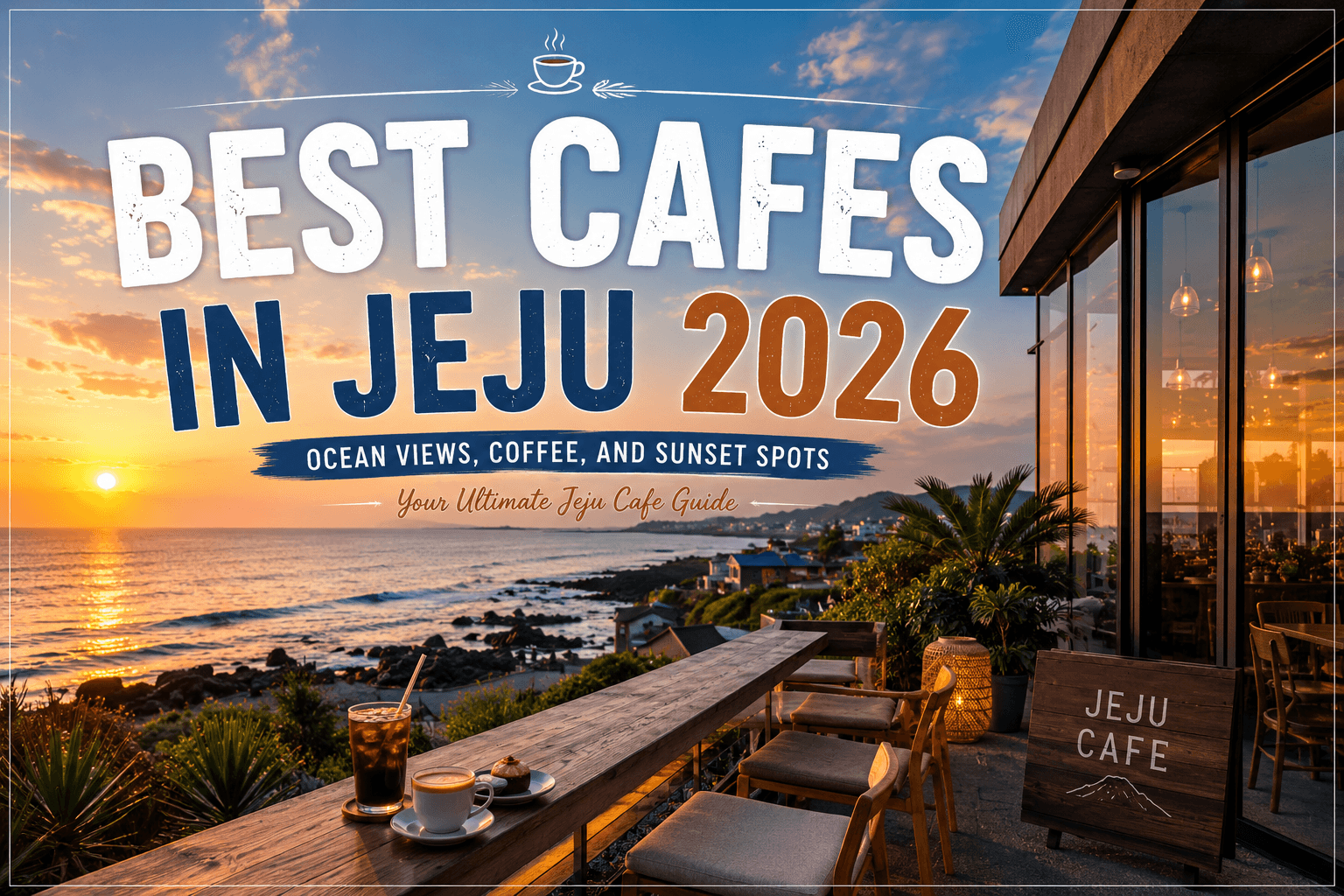 Jeju Cafe Guide 2026: Ocean Views, Bakery Cafes, and the Best Areas to Visit