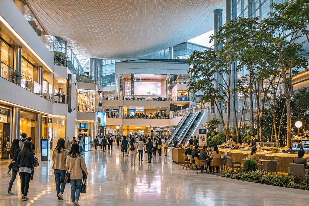 COEX Mall indoor walkway in Gangnam