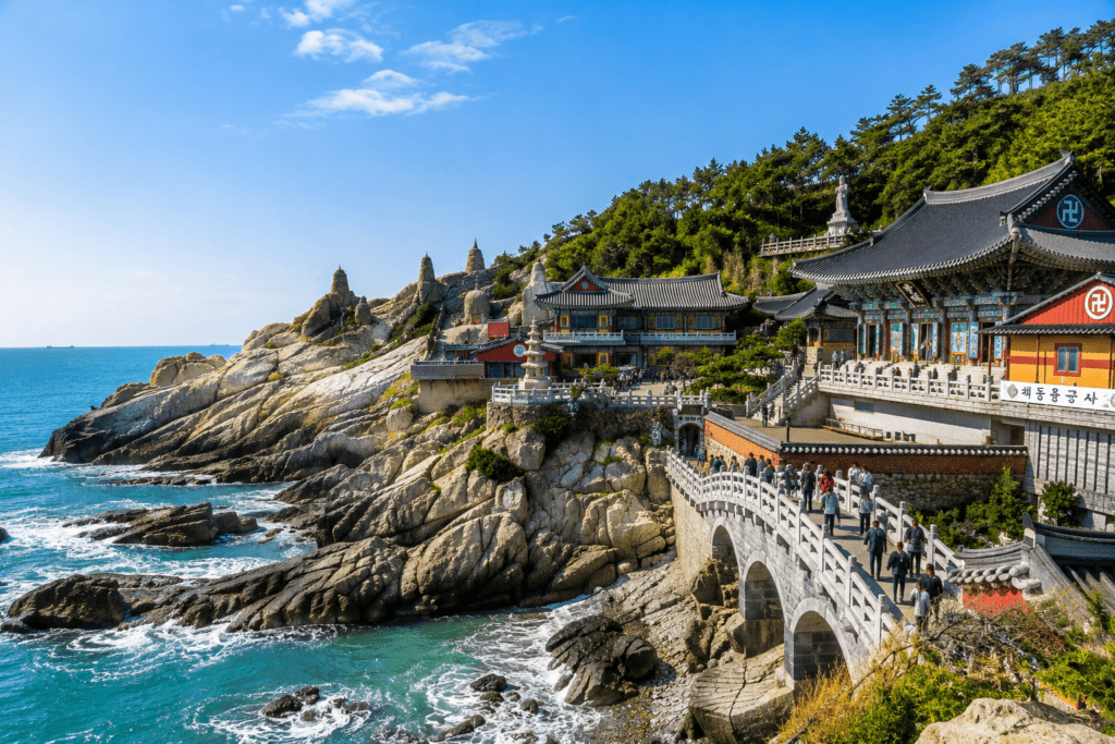 haedong-yonggungsa-temple-busan Haedong Yonggungsa Temple overlooking the East Sea in Busan