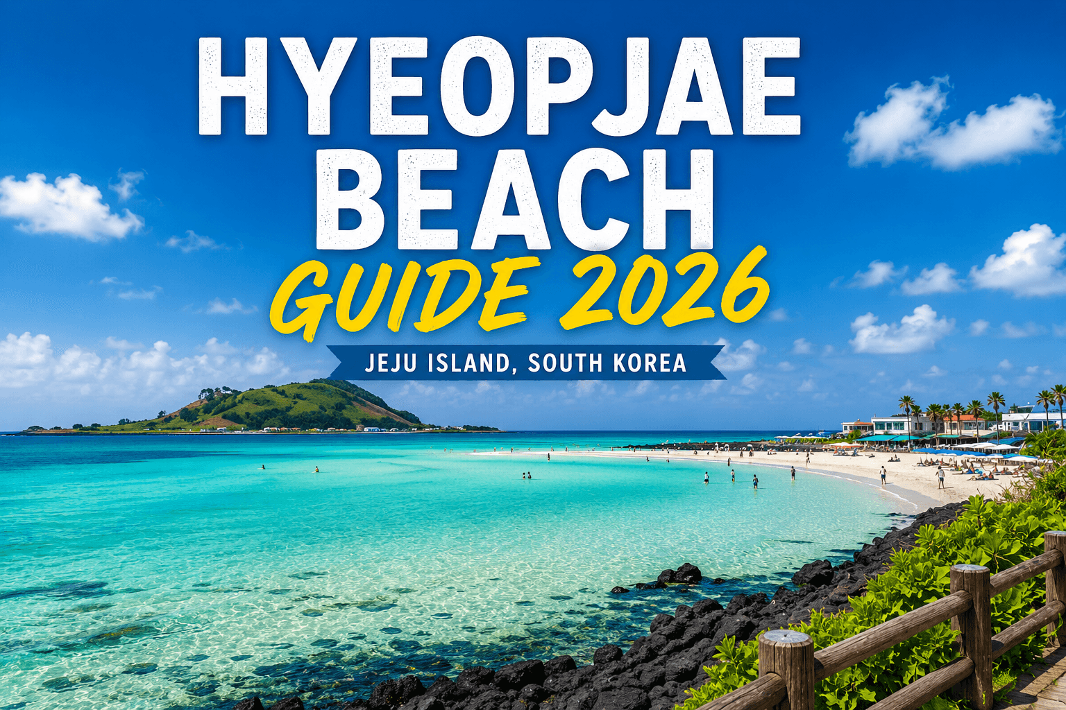 Hyeopjae Beach Guide 2026: Clear Water, White Sand, and Biyangdo Views in Jeju