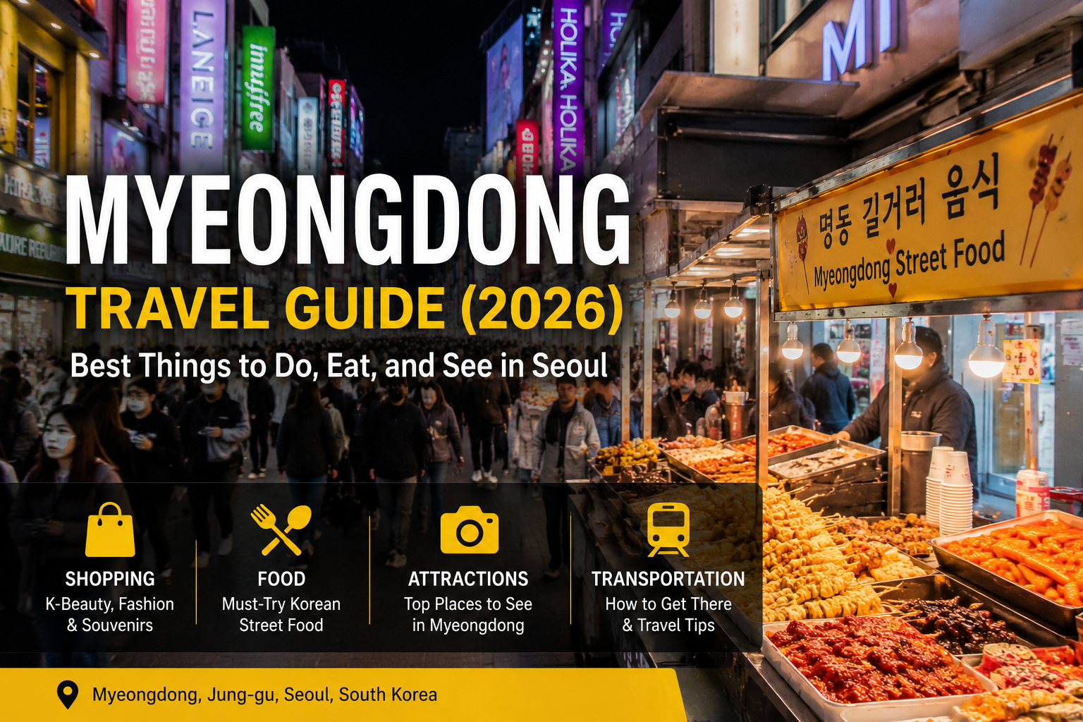 Myeongdong Travel Guide (2026): Best Things to Do, Eat, and See in Seoul