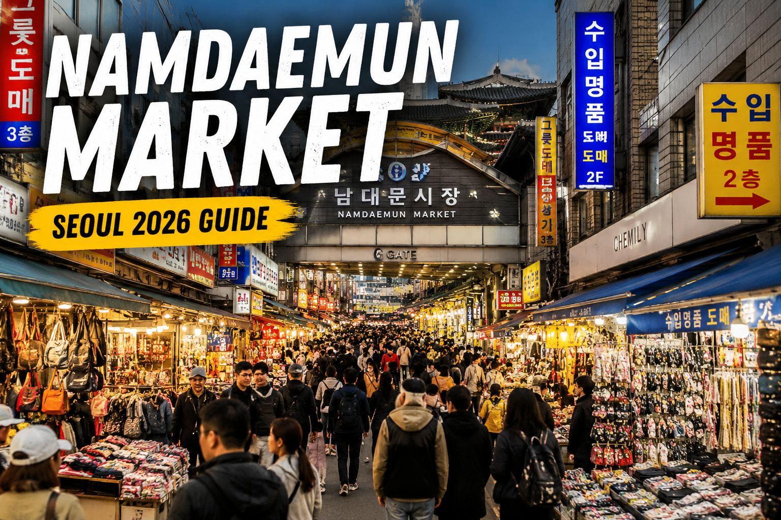 Namdaemun Market Travel Guide (2026): Seoul’s Most Famous Traditional Market