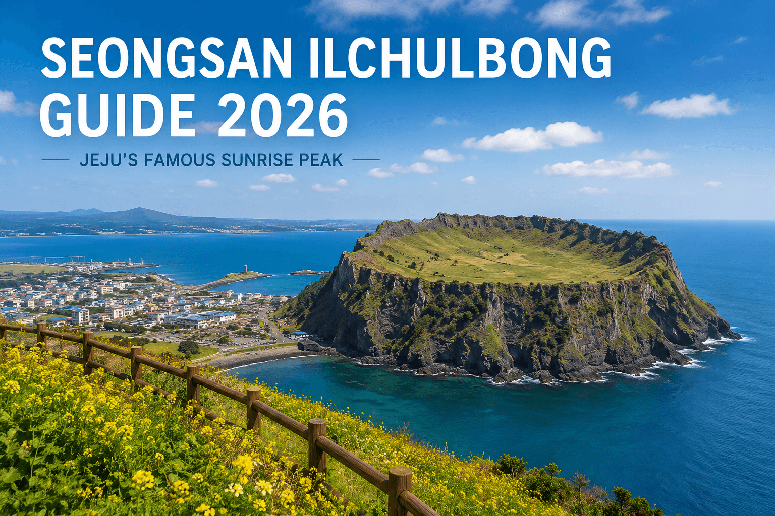 Seongsan Ilchulbong Guide 2026: Sunrise Peak, Hiking Tips, and Udo Island Route