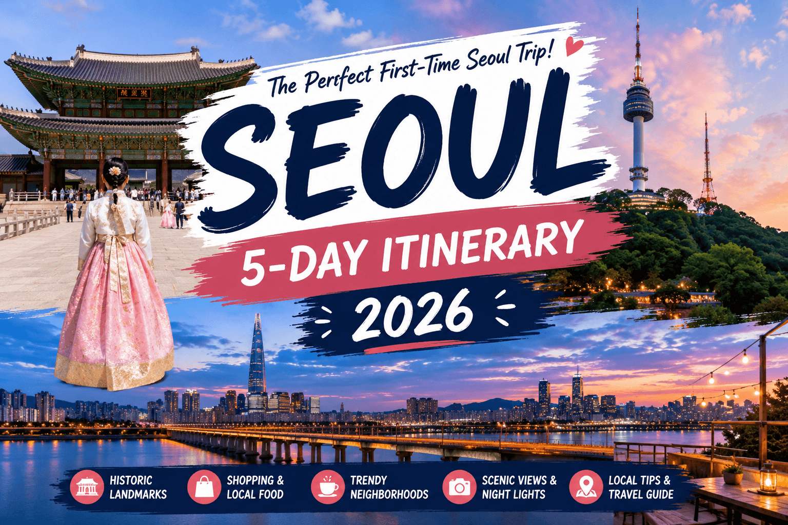 Seoul 5-Day Itinerary 2026: The Perfect First-Time Seoul Trip