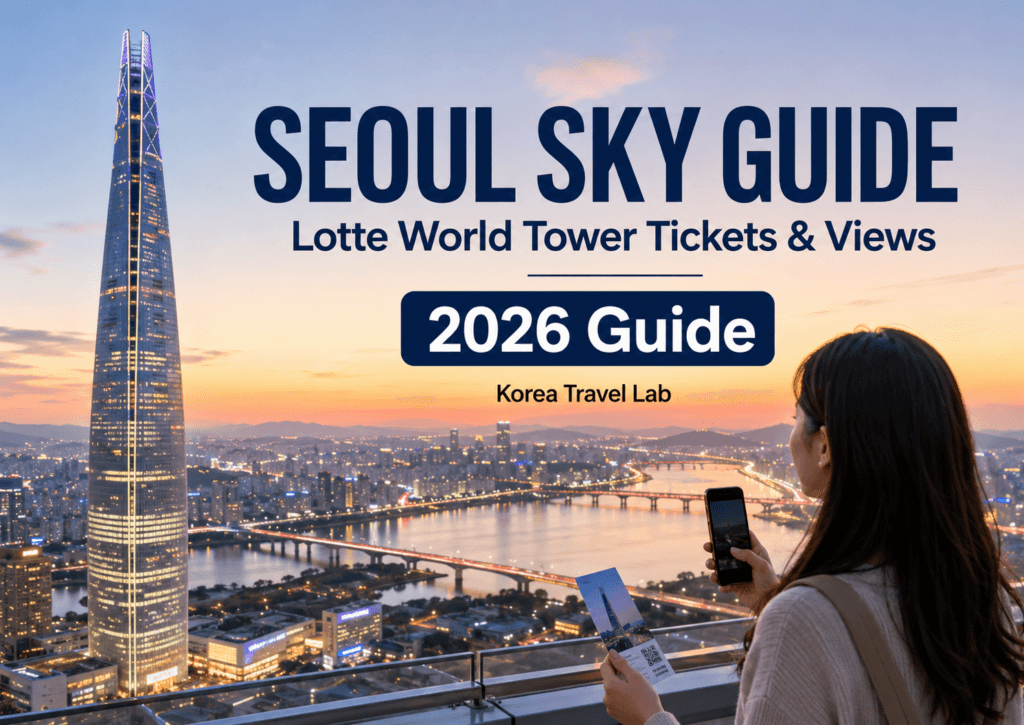 Lotte World Tower in Jamsil