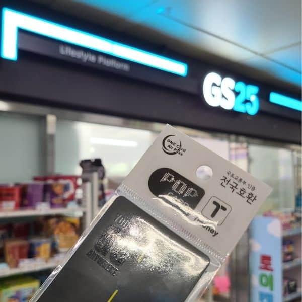 T-money transportation card in South Korea