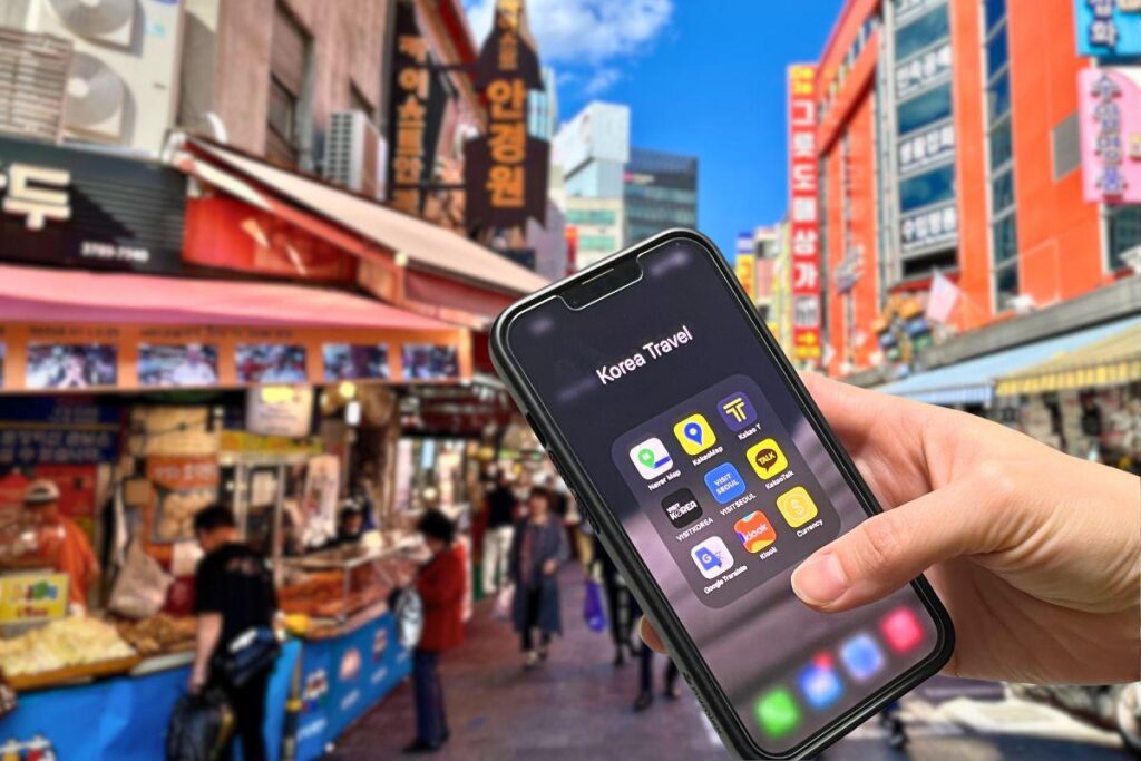 Navigation apps for traveling in Seoul