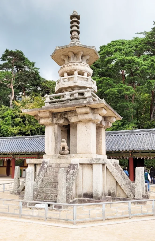 Dabotap Pagoda at Bulguksa Temple, photographed by Bernard Gagnon in October 2022
